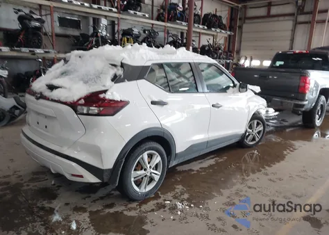 2022 Nissan Kicks S Xtronic Cvt из США, поврежденный, VIN 3N1CP5BV2NL499654